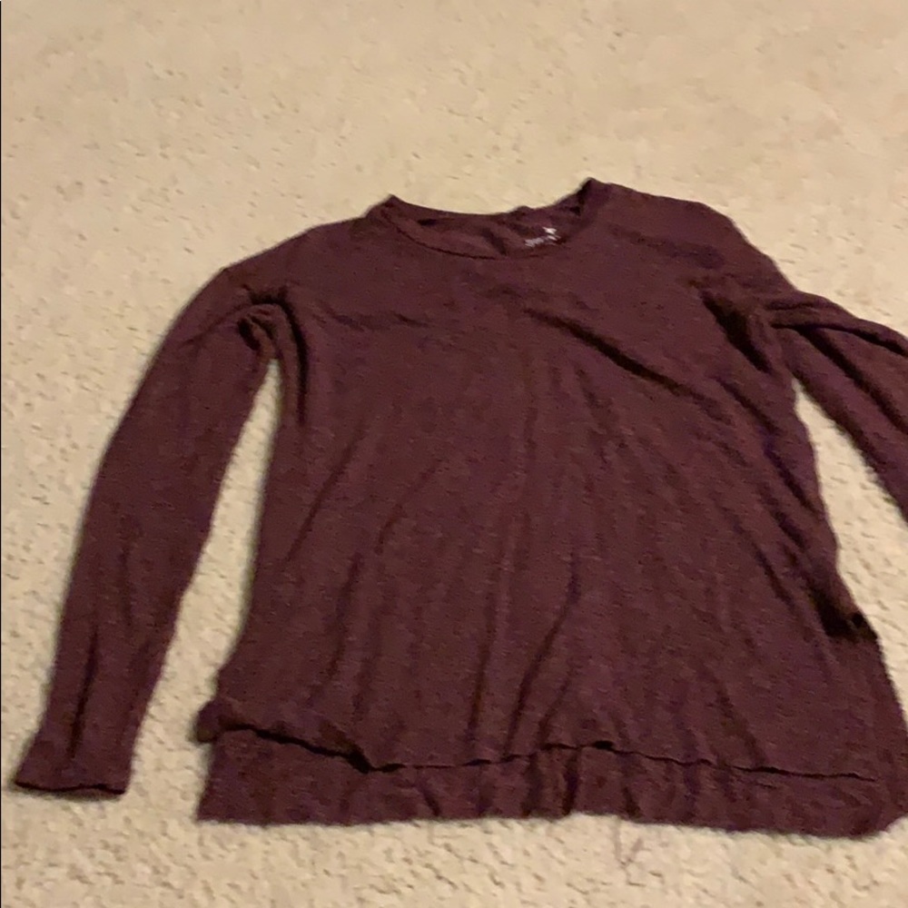 Burgundy sweater